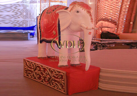 Fiber Decorative Elephant